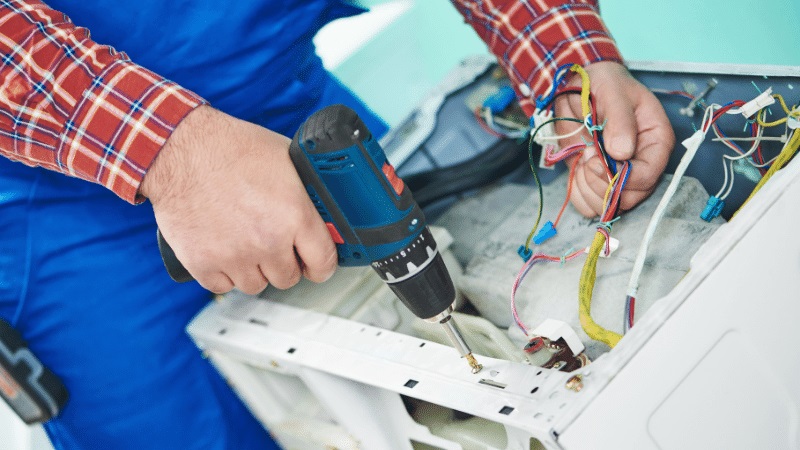 Akhisar Finlux Finlux çamaşır makinesi kart tamiri – Su almama arızası orijinal parça ile giderildi. - Teknik servis örneği